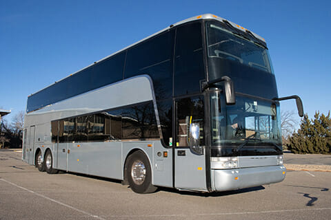 Repowered motor coach, now electric